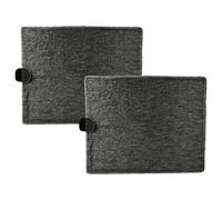 vhbw 2 x Activated Carbon Filters Compatible with Miele DA 2450-1, DA 5960 W, DA 5966 W, DA 2450, DA 5290 W Cooker Hood - 26 x 21.3 x 1.9 cm