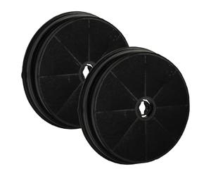 vhbw 2 x activated carbon filters compatible with New World 200590089, 016612, 016610, 016608, 208590078, 208590077, 200590094 cooker hood - 19 cm