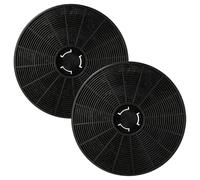 vhbw 2 x Activated Carbon Filters Compatible with Respekta CH42090BSA, CH44060BSA+, CH11050IS, CH11050IW, CH42060BSA Cooker Hood - 16 cm