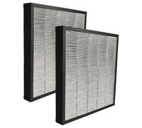 vhbw 2 x Air Filters Compatible with Boneco H680 Air Purifier, Humidifier - Combination Filter HEPA (HEPA 13) + Activated Carbon