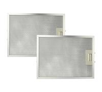 vhbw 2 x Filter Metal Grease Filter Compatible with Alno AEF3800X 94264094500, AEF3810X 94264094700 Cooker Hood - 32.7 x 24.1 x 1.06 cm, Metal