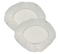 vhbw 2 x Membrane Filters Compatible with Flex S36, VCE 45, S47, VCE 35, VC 35 Vacuum Cleaner - Fabric Filter Set White