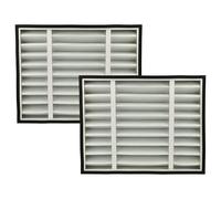 vhbw 2 x Pre-Filter Compatible with Dustcontrol DC AirCube 2000 Air Purifier - Paper/Foam, Filter Class G4 White