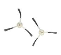 vhbw 2 x Side Brush Compatible with Dreame L10, S10, X20, X10, W10S Pro, S20 Robot Vacuum Cleaner Cleaning Brush Set, White/Grey