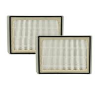 vhbw 2 x Vacuum Cleaner Filters Compatible with Bosch BSD 2880/08, BSD 2883/06, BSD 2880/09 Vacuum Cleaner - HEPA Exhaust Filter Black Grey White