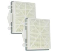 vhbw 2 x Vacuum Cleaner Filters Compatible with Kärcher CV 38/2, CV 30/1, CV 38/2 Adv, CV 48/2 Adv, CV 38/1, CV 48/2 Vacuum Cleaner - HEPA Filter Black White