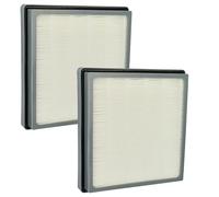 vhbw 2 x Vacuum Cleaner Filters Compatible with Nilfisk CDB 3040, CDB 3025, CDB 3020, CDB 3000, Business+ Vacuum Cleaner - Exhaust Filter Grey White