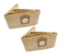 vhbw 20 Paper Dust Bags compatible with Nilfisk-Alto GD 930 / GD930, GD 930 / GD930 Panther, GD 930 G Panther Vacuum Cleaner, sand-coloured