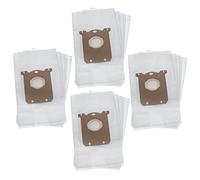 vhbw 20 x Vacuum Cleaner Bags Compatible with AEG System_Pro P 1...999 Vacuum Cleaner - Micro Fleece, 28.6 cm x 17 cm, White