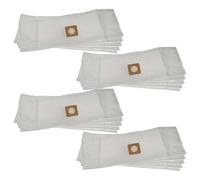 vhbw 20 x Vacuum Cleaner Bags Compatible with Bosch AdvancedVac 20 Vacuum Cleaner - Micro Fleece, 85 cm x 22.75 cm, White