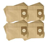 vhbw 20 x Vacuum Cleaner Bags Compatible with Numatic HZQ 250, James JDS 181-11, James JVH 180 Vacuum Cleaner - Paper, 32.6 cm x 23.25 cm, Brown