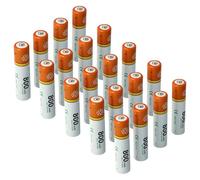 vhbw 20x AAA Micro Battery compatible with Siemens Gigaset C455, C575, C450, C570, C570HX, C47h Wireless Landline Phone (800 mAh, 1.2 V, NiMH)