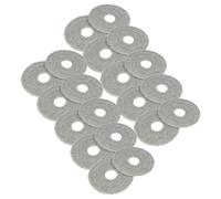 vhbw 20x Cleaning Cloth compatible with Dreame X40 Master Robotic Vacuum Cleaner - Mopping Cloth, Mop Pad - microfibre pad