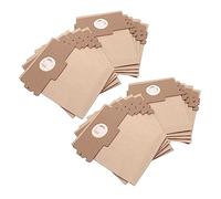 vhbw 20x Vacuum Cleaner Bag compatible with AEG Compact Vampyr 406, 415, 408, 412, 400 Vacuum Cleaner, 26 cm x 21 cm, Brown