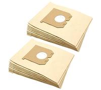 vhbw 20x Vacuum Cleaner Bag compatible with AEG Electrolux Z1863, Z1863 Chic, Z1865, Z1865 Prestige Vacuum Cleaner, 23 cm x 18 cm, Sand-Coloured
