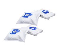vhbw 20x Vacuum Cleaner Bag compatible with AEG Vampyr Megapower 2, Megapower 3 Vacuum Cleaner - Microfleece, 28, 30 cm x 20.5 cm, Blue, White