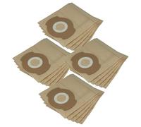 vhbw 20x Vacuum Cleaner Bag compatible with Bosch EasyVac 3 Vacuum Cleaner, 18.1 cm x 15.2 cm, Brown