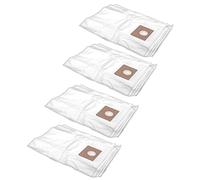 vhbw 20x Vacuum Cleaner Bag compatible with Fein Dustex 35 MX AC Vacuum Cleaner - Microfleece, 35L capacity, 30 cm x 28 cm, White