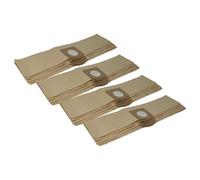 vhbw 20x Vacuum Cleaner Bag compatible with Kärcher WD 1 Compact Battery, WD 1 Compact Battery Set Vacuum Cleaner, 54 cm x 12 cm, Brown
