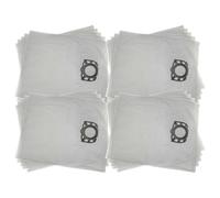 vhbw 20x Vacuum Cleaner Bag compatible with Kärcher WD2 Plus, WD 2-18, WD 2-18 Battery Set, WD 3 Vacuum Cleaner, Microfleece, 53 cm x 44 cm, White
