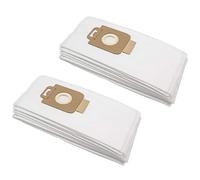 vhbw 20x Vacuum Cleaner Bag compatible with Menalux 1200 Vacuum Cleaner, Microfleece, 30.5 cm x 16 cm, White