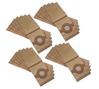 vhbw 20x Vacuum Cleaner Bag compatible with Nilfisk Alto Wap Buddy 15, Wap Buddy 18 Vacuum Cleaner, paper, 44 cm x 16 cm, Brown