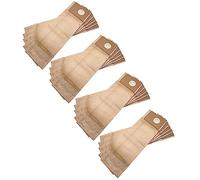 vhbw 20x Vacuum Cleaner Bag compatible with Nilfisk VU 100, VU 500 12, VU 500 15 Vacuum Cleaner, paper, 40.9 cm x 12.9 cm, Brown