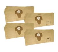 vhbw 20x Vacuum Cleaner Bag compatible with Parkside 315160, 296615, 290887, 279418, 270424, 55929 Vacuum Cleaner, paper, 58.5 cm x 25.4 cm, Brown