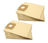 vhbw 20x Vacuum Cleaner Bag compatible with Rowenta RO 1045, RO 1071...1085, RO 1087, RO 1371 Vacuum Cleaner, paper, 23 cm x 18 cm, Sand-Coloured
