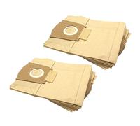 vhbw 20x Vacuum Cleaner Bag compatible with Siemens VZ 51 AF ABC, 51 AFAB, 51 AFABC, 9291, 92911 Vacuum Cleaner, paper, 30 cm x 21 cm, Sand-Coloured
