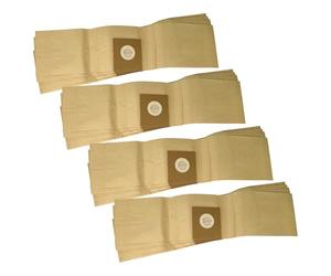 vhbw 20x Vacuum Cleaner Bag compatible with TMB Piccolo Vacuum Cleaner, filter paper, 63 cm x 15 cm, Brown