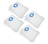 vhbw 20x Vacuum Cleaner Bag Replacement for Nilfisk CS02, N1, N171, N71, NA155CW, 9002565142 for Vacuum Cleaner, Microfleece, 37.8 cm x 29.8 cm, White