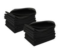 vhbw 20x Vacuum Cleaner Filter compatible with Einhell BT-VC 1500 SA, BT-VC 1815 K, Duo 1100, BT-VC 1450 SA Vacuum Cleaner - Foam Filter Black