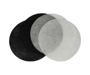 vhbw 2X Activated Carbon Filter, 2X Grease Filter Compatible with Moulinex T-43, T-41, T-42 Deep Fryer - 4 Part Filter Set