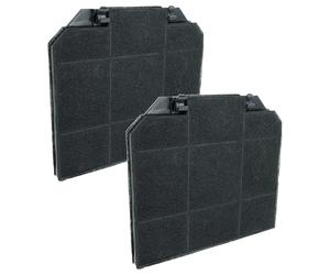 vhbw 2x Activated Carbon Filter compatible with Arthur Martin/John Lewis/Tricity-Bendix 5028280600 Extractor Hood - 26.5 x 23.7 x 1.6 cm