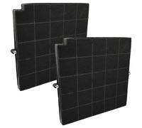 vhbw 2x Activated Carbon Filter compatible with Arthur Martin SOLANUS 881560 F30C 60 S4 Extractor Hood - 26.5 x 25.8 x 1.8 cm