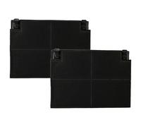 vhbw 2x Activated Carbon Filter compatible with Beko P 361, 8912730200 Extractor Hood - 19.5 x 13.9 x 2.2 cm