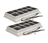 vhbw 2x Activated Carbon Filter compatible with Bosch DSZ13AF00, DSZ13AF, DSZ11AF01 Extractor Hood - 49.5 x 29.5 x 6.2 cm