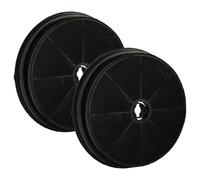 vhbw 2x Activated Carbon Filter compatible with CDA CGE7BL, CGE6SS, CGE6BL, CGE10SS, CGE10BL, CCA7SS, CCA5WH, CCA5SS, 3C9 Extractor Hood - 19 cm