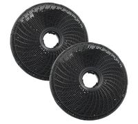 vhbw 2x Activated Carbon Filter compatible with Electrolux EFC226V, EFC316X, EFC226R, EFC6610X, EFC934X, EFC634W, EFC634X, EFC9610X Extractor Hood