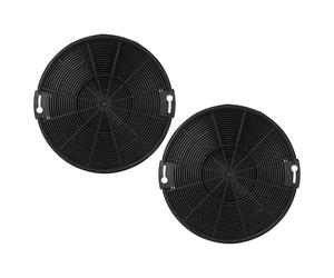 vhbw 2x Activated Carbon Filter compatible with Electrolux EFC60151K, EFC90151K, EFC90151X, EFC60151W, EFC60151X, EFG315S Extractor Hood - 15 cm