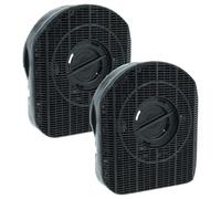 vhbw 2x Activated Carbon Filter compatible with Electrolux EFC9418X, EFC9410X, EFC9414X/EU, EFC9405X/CH, EFC9410ALO, EFC650X/GB Extractor Hood