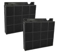 vhbw 2x Activated Carbon Filter compatible with Electrolux EFF90563OX, EFH9046-IK, EFH9046-IW, EFH9046-IX, EFL326A, EFL336A, EFL346A Extractor Hood