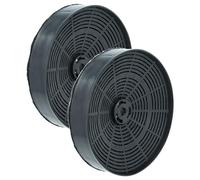 vhbw 2x Activated Carbon Filter compatible with Electrolux EFT690W Extractor Hood
