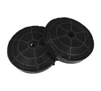 vhbw 2x Activated Carbon Filter compatible with Elica FOLD, ESSENZA, GLASS OUT, HDOD0090S, HD UR01 60S, IKONA, HIDDEN Extractor Hood - 17.2 cm