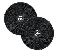 vhbw 2x Activated Carbon Filter compatible with Elica Hidden Advance Plus, Ikona Light, Lane, Just Dry, Lane Sensor, Lane B, IKONA Extractor Hood