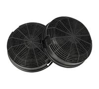 vhbw 2x Activated Carbon Filter compatible with Elica MISSY M20 SL3V 2L, M20 IX/A/60 Extractor Hood - 15.3 cm