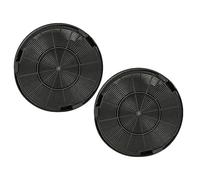 vhbw 2x Activated Carbon Filter compatible with Franke Galaxy SLIM FGAS 1000 CE XS, Galaxy SLIM FGAS 1400 CE XS Extractor Hood - 19.6 cm
