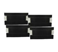 vhbw 2x Activated Carbon Filter compatible with Gaggenau AF280160/04, AF280170/01, AF280170/02 Extractor Hood - 39.8 x 19.6/17.4 x 2.9 cm
