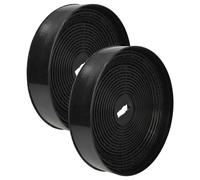 vhbw 2x Activated Carbon Filter compatible with Gorenje DFG 6156 BX, DKD 600, DKD 900M, DKF 2500 MW, DFG 6156 AX Extractor Hood - 17.05 cm